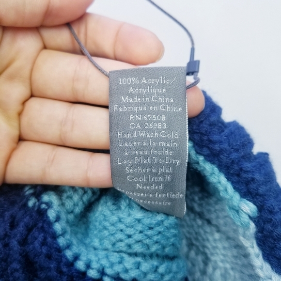 NEW Vince Camuto | Two Tone Knit Beanie + Pompom - Picture 5 of 8